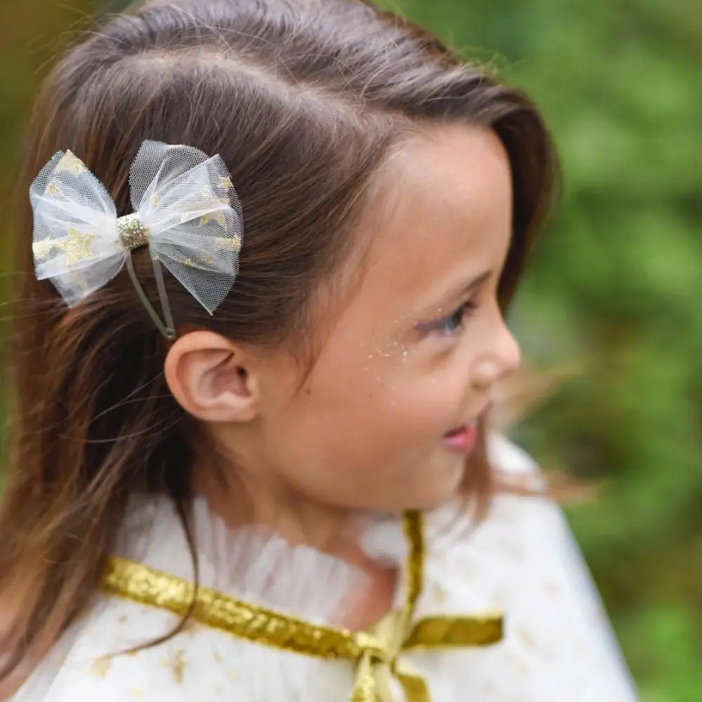 Luciole et Petit Pois – Tutu Hair Clip in Gold Stars