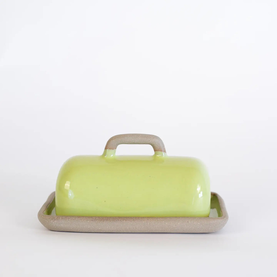 Jars of Dust – Handmade Ceramic Butter Dish in Firefly