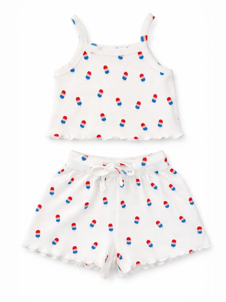 SIIX Collection- Popsicle Organic Pointelle 2 Piece Set