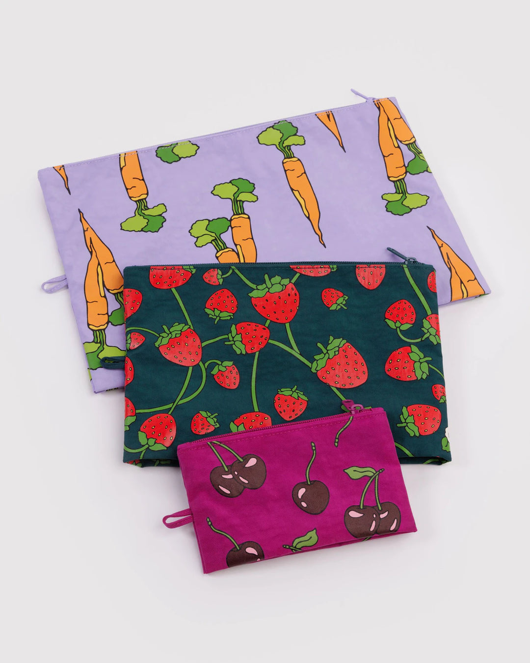 BAGGU - Go Pouch Set in Carrots & Berries