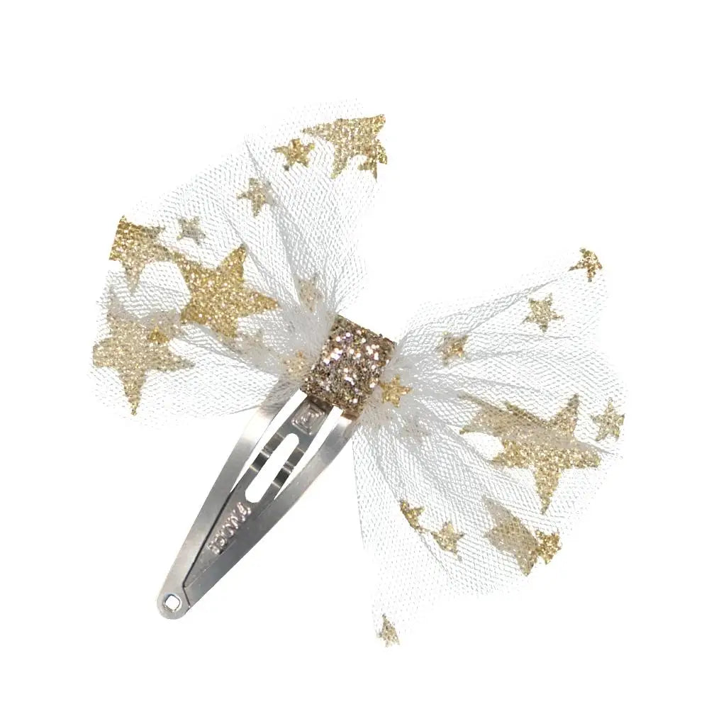 Luciole et Petit Pois – Tutu Hair Clip in Gold Stars