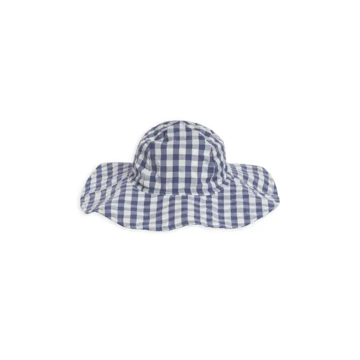 Colored Organics - Seersucker Sun Hat in Marino Gingham