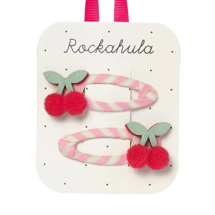 Rockahula Kids – Cherry Kiss Stripy Clips