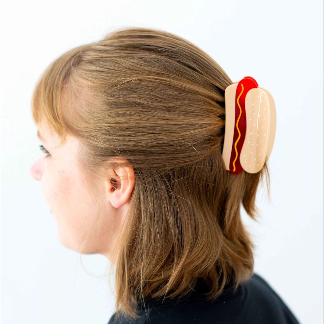 Jenny Lemons – Mini + Me Hot Dog Hair Claw Clip Set