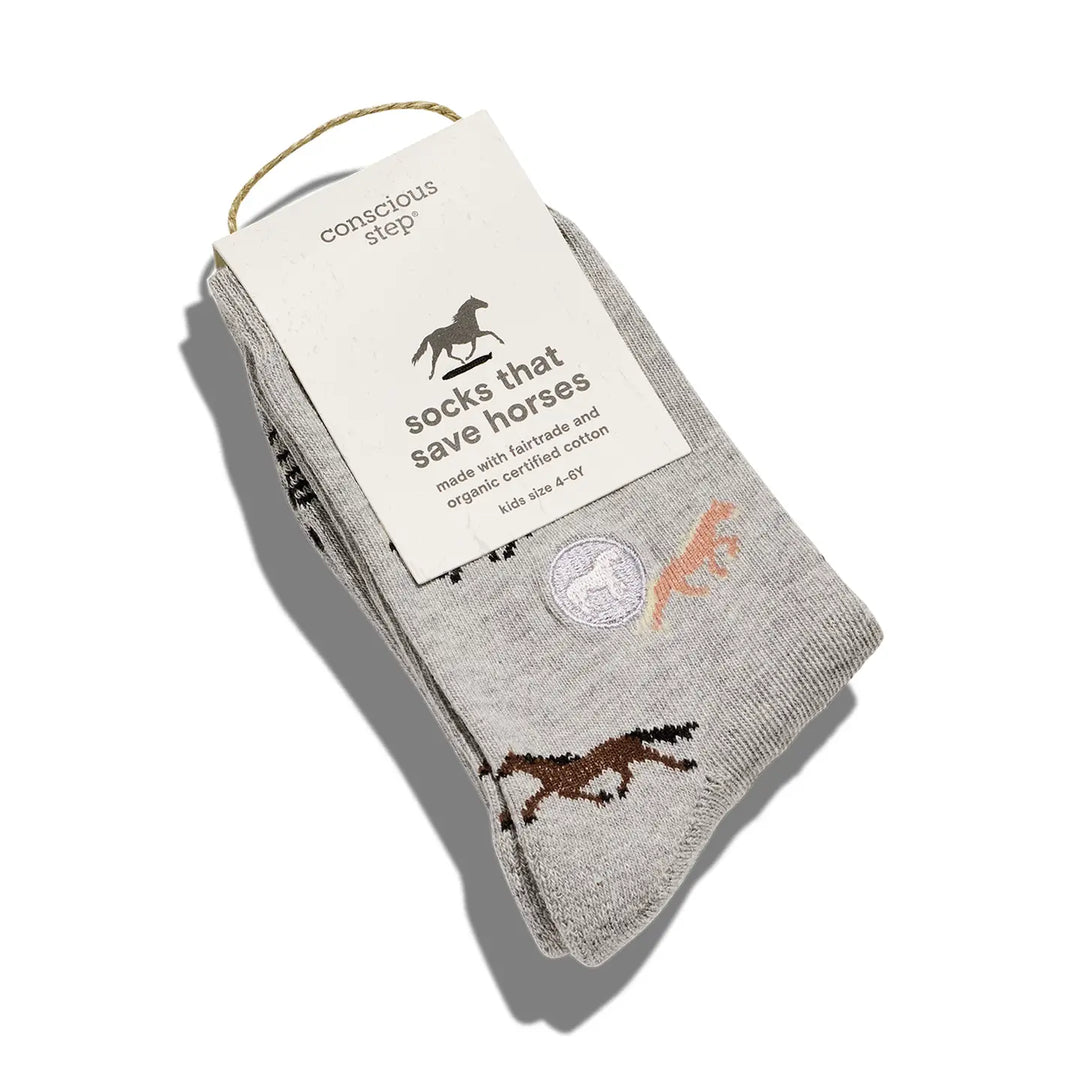 Conscious Step – Kids Socks That Save Horses