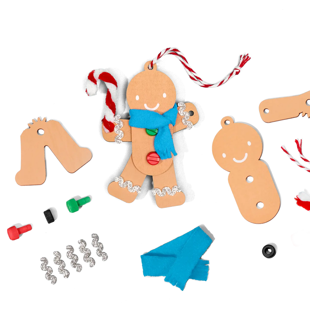 Stem Gingerbread Man Ornament