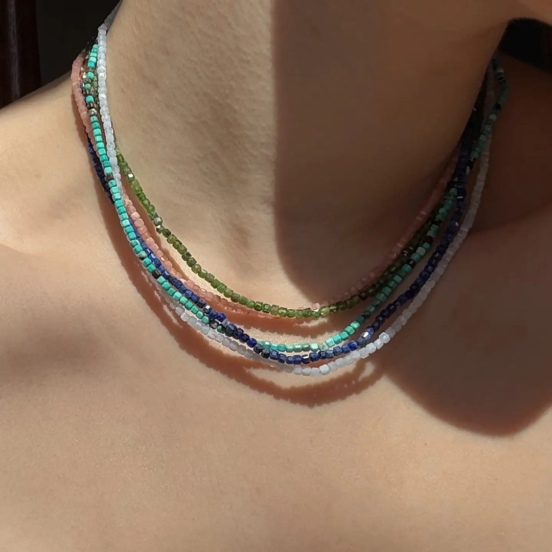 Mod & Jo – Merit Gemstone Necklace in Magnesite
