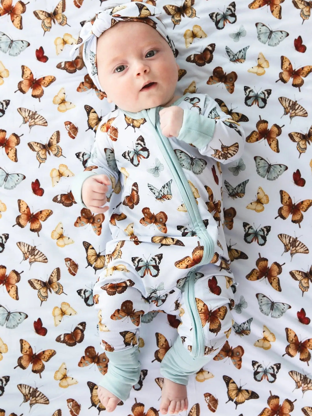 Jammie Session – Butterfly Kisses Bamboo Romper