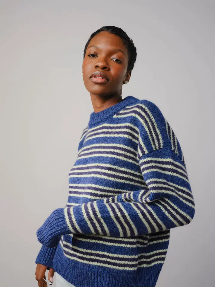 The Endery - Hilma Striped Sweater in Nicandra