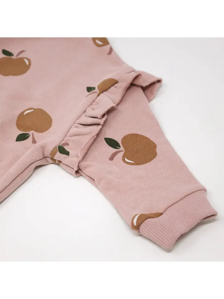 oh baby! – Millie Slouch Sweatshirt in Rust Apples