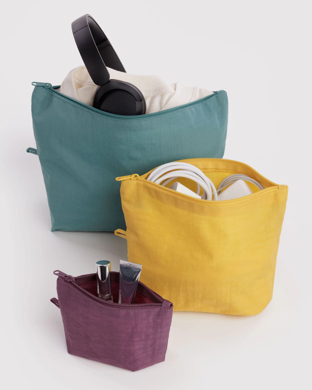 BAGGU - Go Pouch Set in Jewel Mix