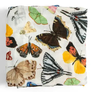 One Canoe Two Paper Co - Flutter and Friends Baby Swaddle