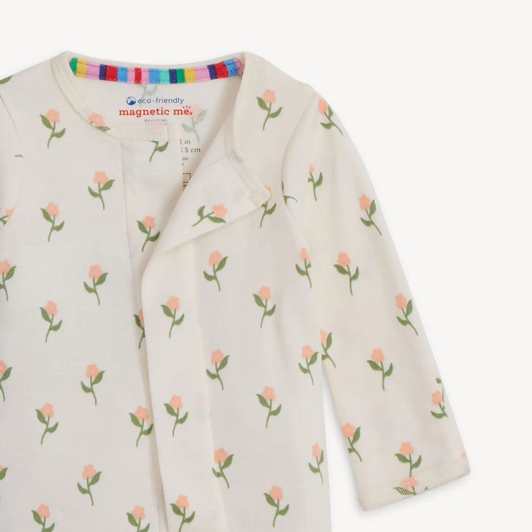 Magetic Me - Organic Cotton Footie in Floral
