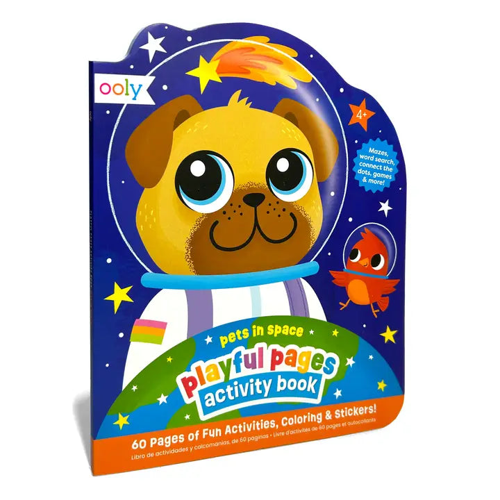 Ooly – Playful Pages Activity Book in Pets in Space