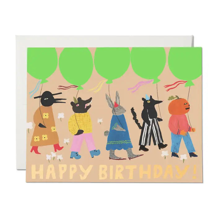 Red Cap Cards - Birthday March