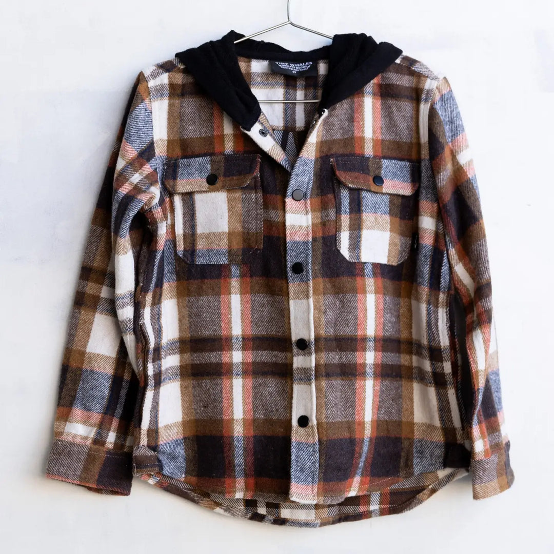 Tiny Whales – Coastline Flannel Shirt Jacket