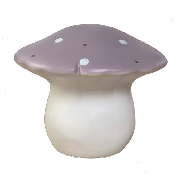 Mushroom Lamp in Lavender