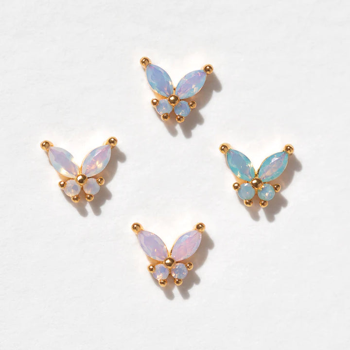Girls Crew – Butterfly Kiss Stud Set in Gold
