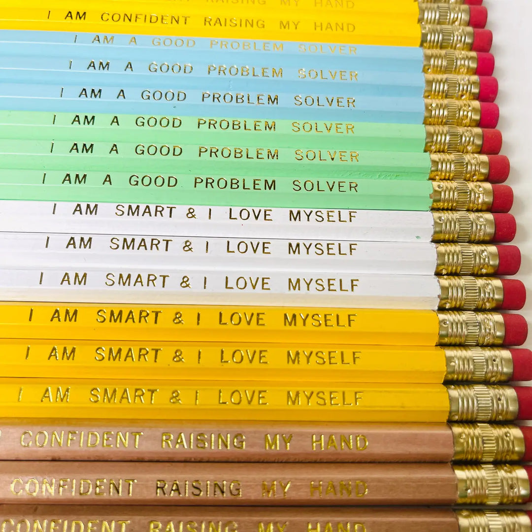 Tiny Human Print Co. – Affirmation Pencils – Pack of 7