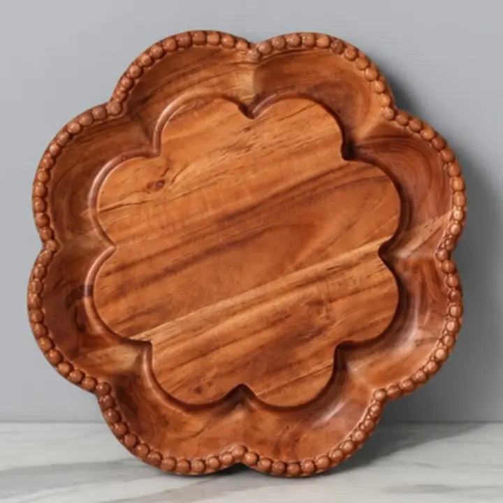Etu Home - Vintage English Bread Board-Small Scalloped