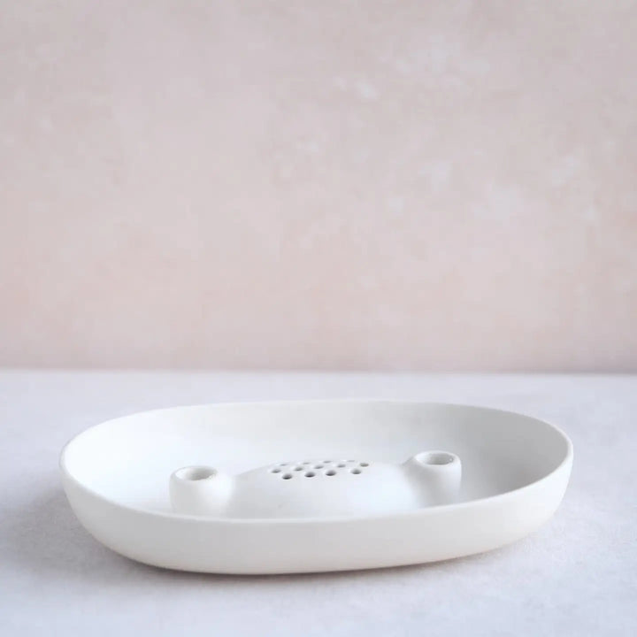 Floral Society – Flower Frog Bowl and Taper Holder