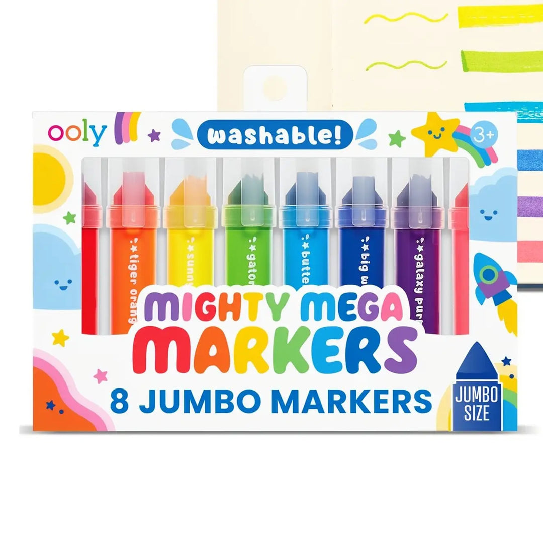 Ooly – Mighty Mega Jumbo Markers Set of 8