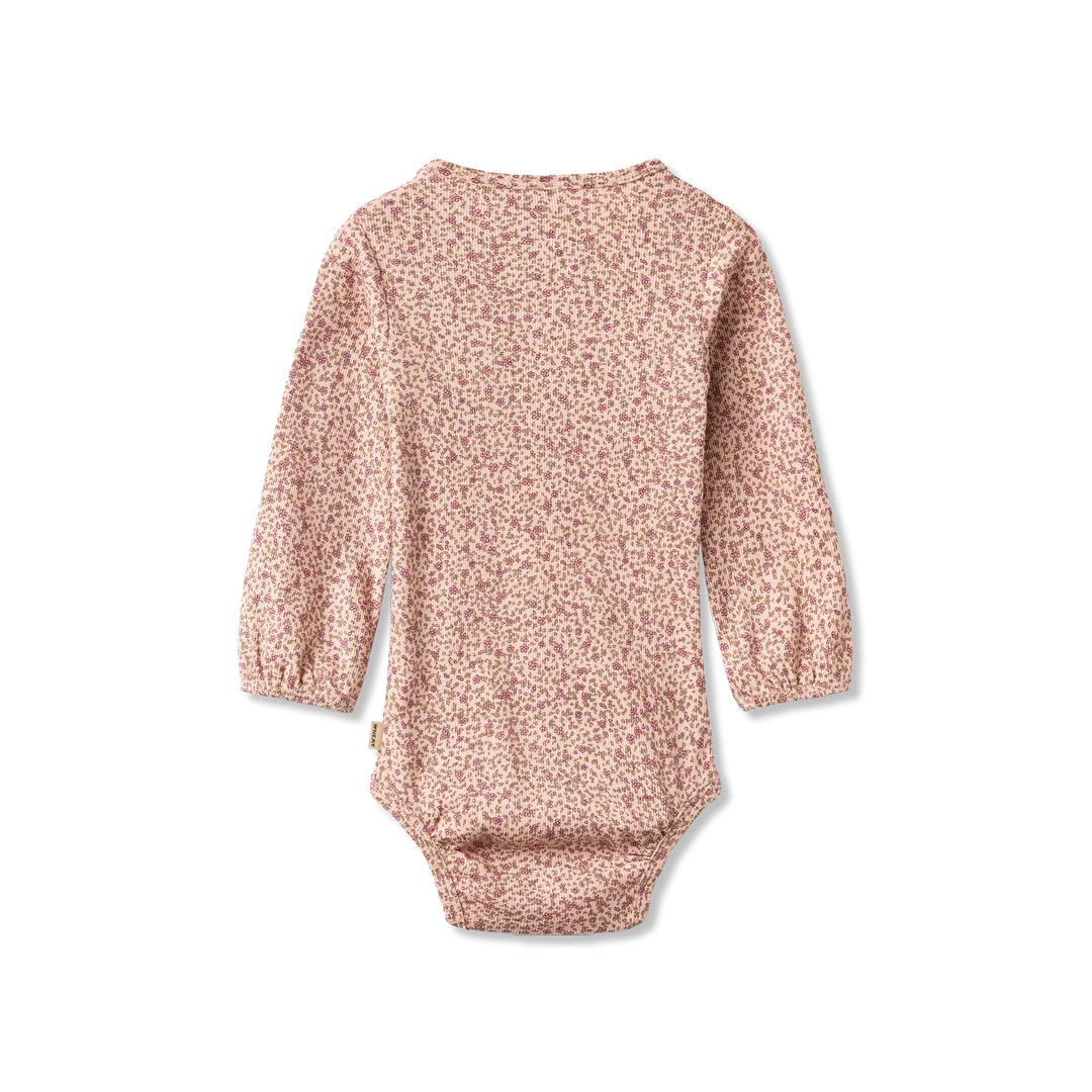 WHEAT – Elmine LS Bodysuit in Rose Flowers