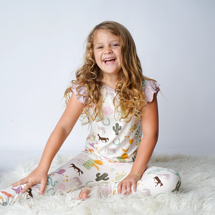 Emerson and Friends - Wild and Free Two-Piece Bamboo Pajama Set