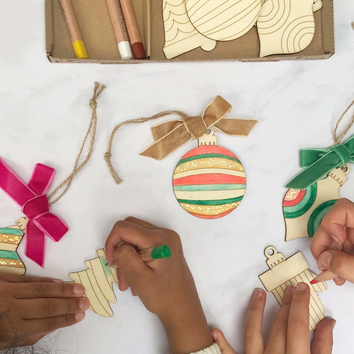 Cotton Twist – Christmas Glitter Decorations Craft Kit