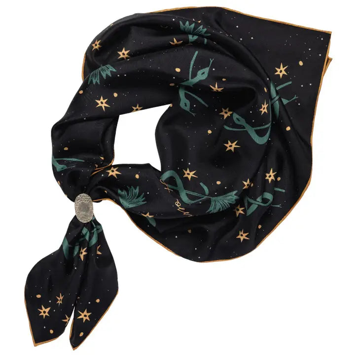 Jenni Earle - 'lasso the stars' Silk Scarf