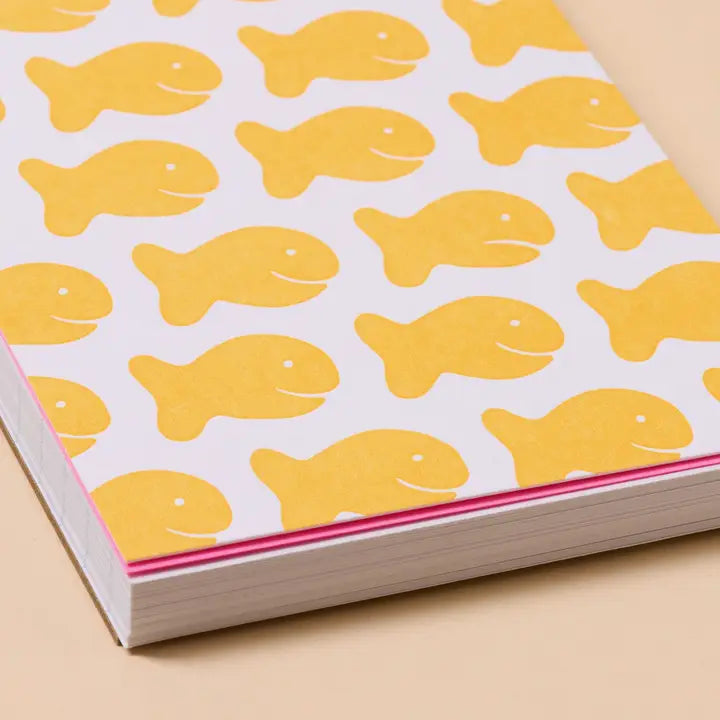 And Here We Are - Goldfish Small Spiral Notebook