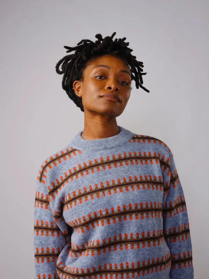 The Endery - Vera Fairisle Sweater in Jasper