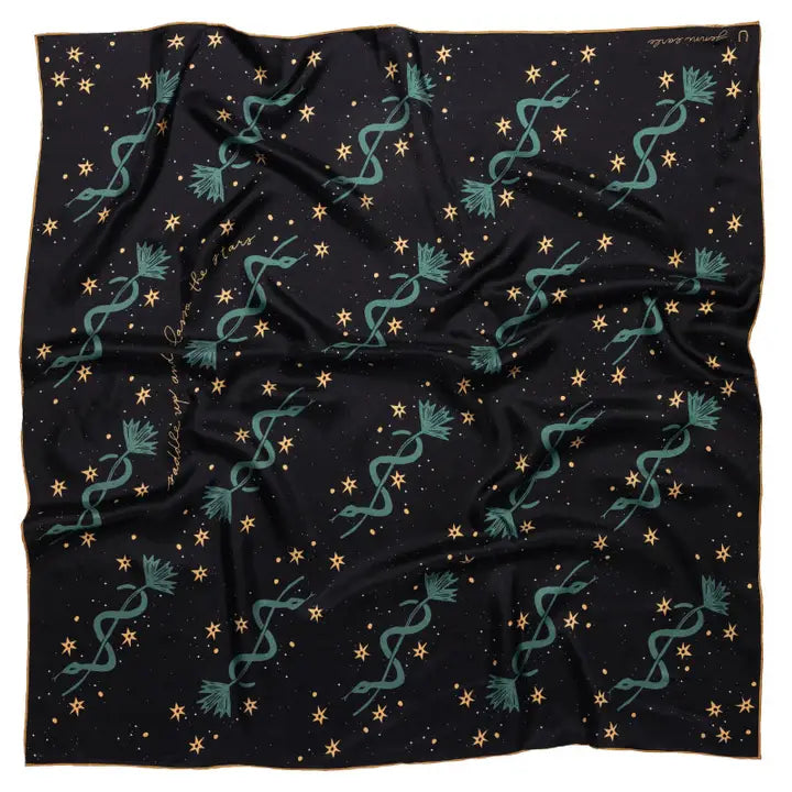 Jenni Earle - 'lasso the stars' Silk Scarf