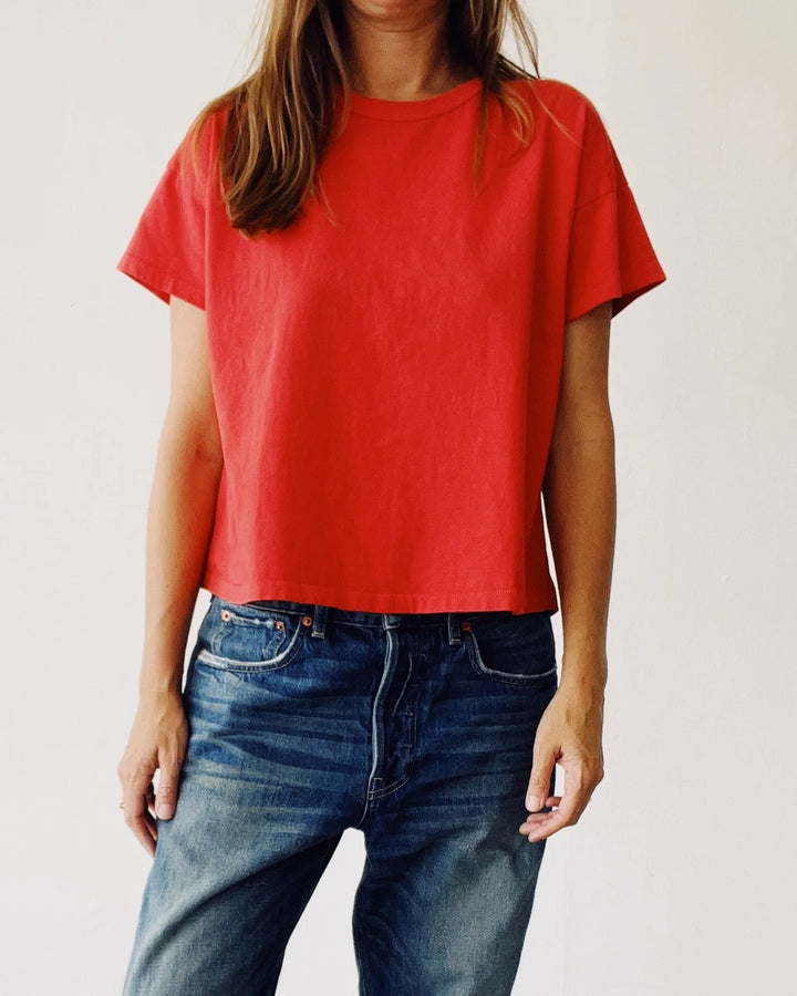 Hey Gang – The Boxy Tee in Red