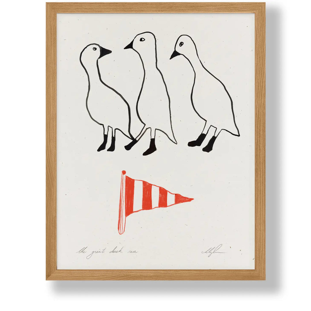 Cocoshalom – The Great Duck Race Print