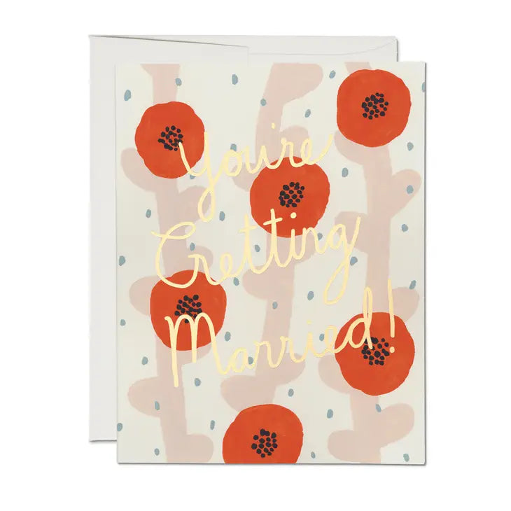Red Cap Cards – Wedding Poppies