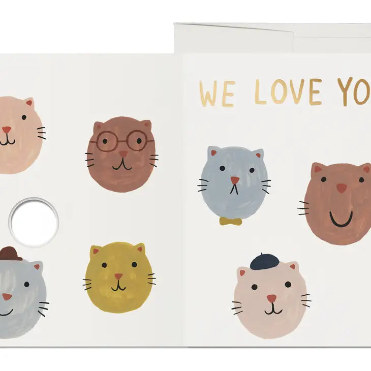 Red Cap Cards - Lots of Cats Birthday Card