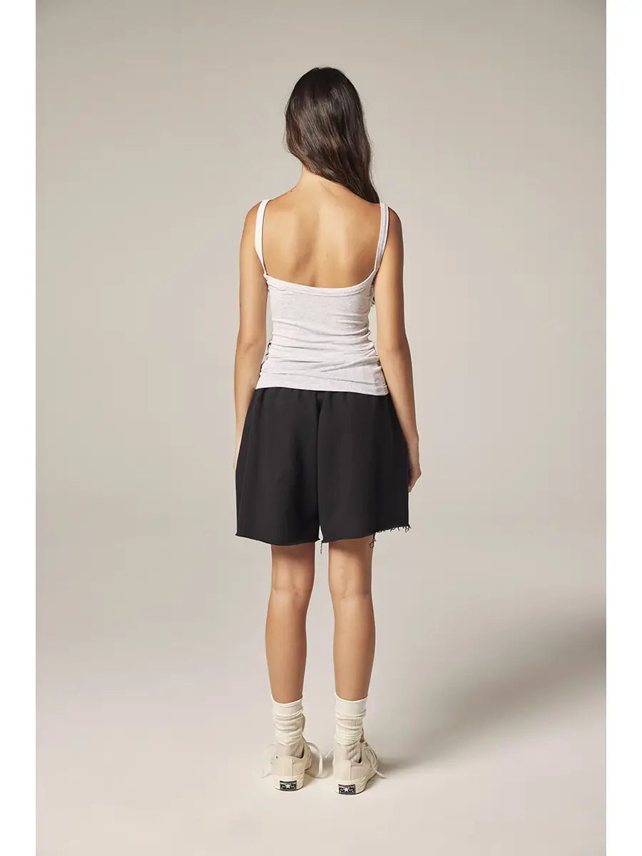 Amente – Low Back Camisole in Heather Grey