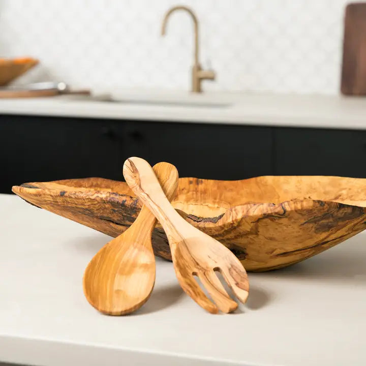 Verve Culture - Olive Wood Salad Servers