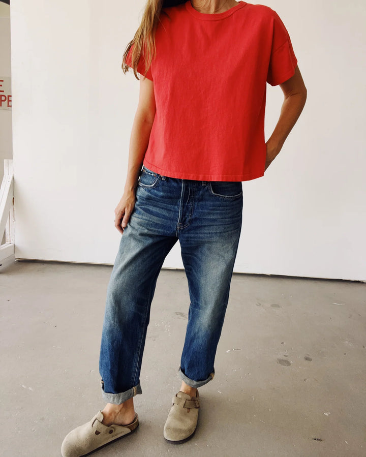 Hey Gang – The Boxy Tee in Red