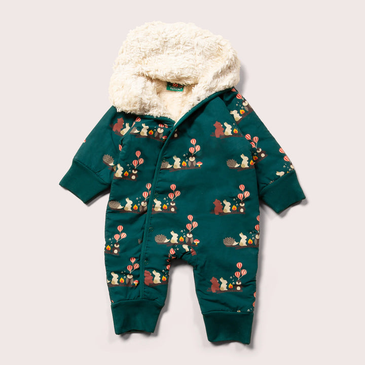 Little Green Radicals –– Around the Campfire Sherpa Lined Snowsuit