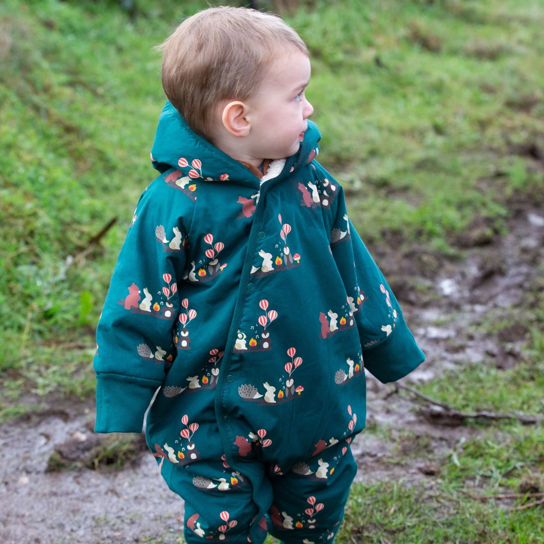 Little Green Radicals –– Around the Campfire Sherpa Lined Snowsuit