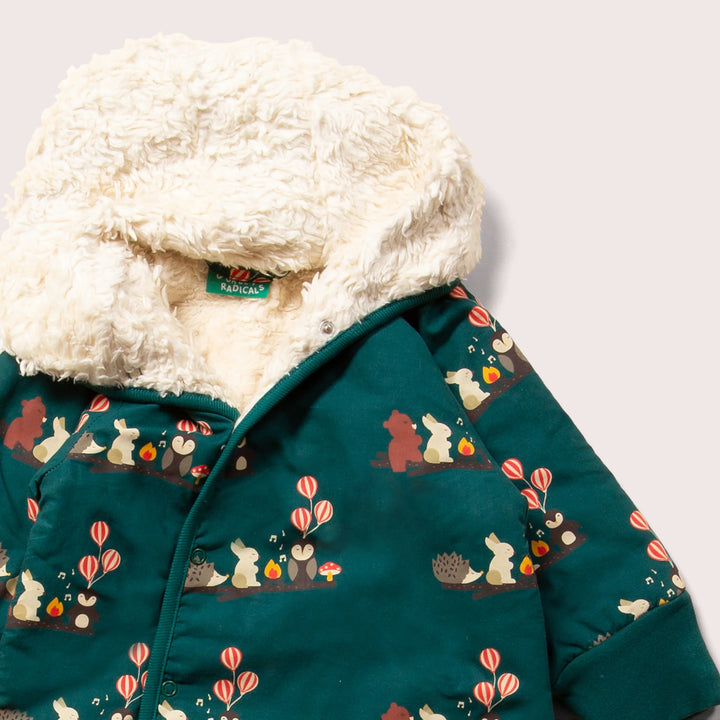 Little Green Radicals –– Around the Campfire Sherpa Lined Snowsuit