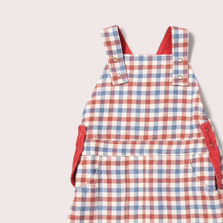 Little Green Radicals ––  Holly Berry Reversible Pinafore Dress
