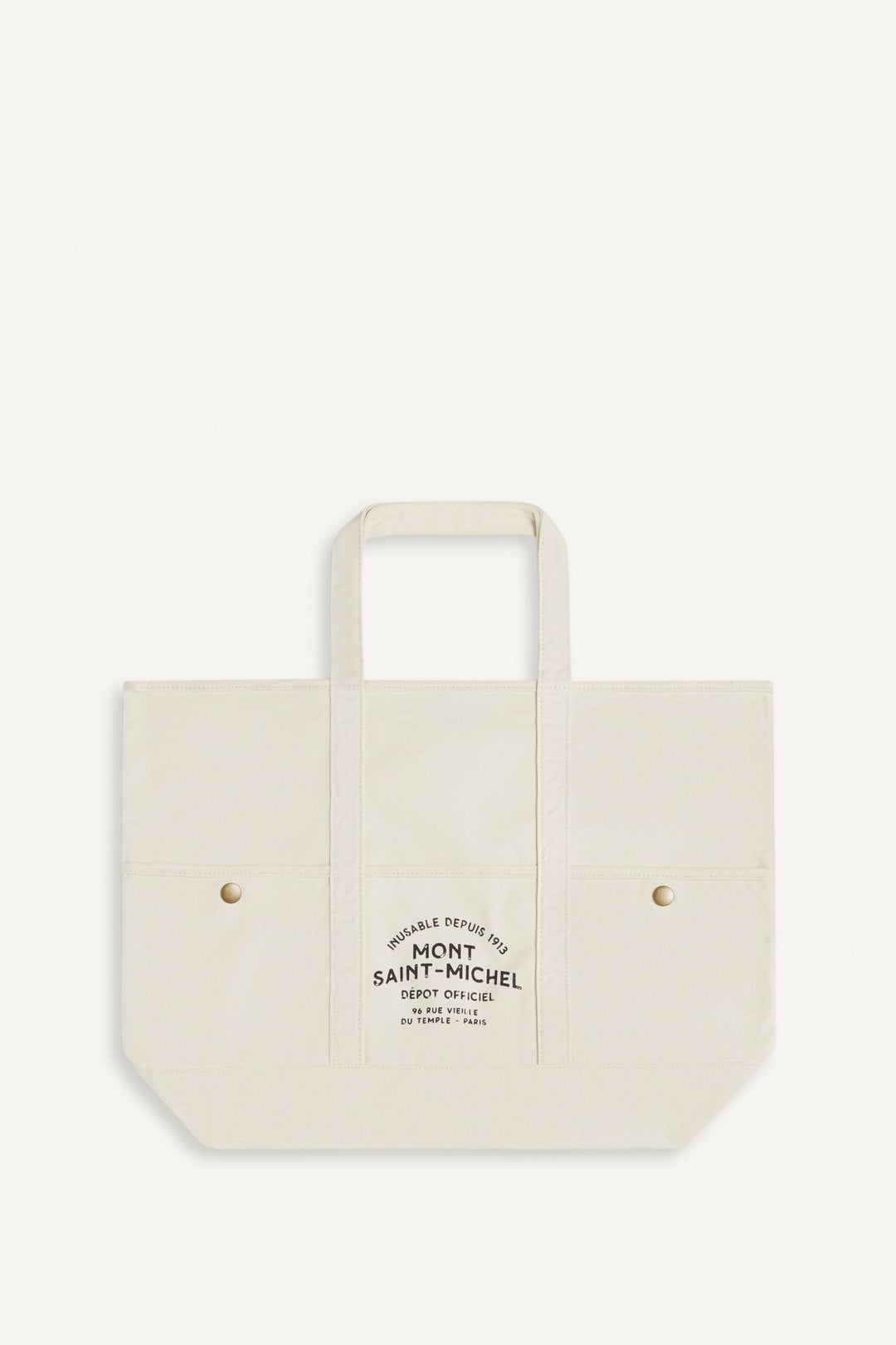 Le Mont Saint Michel - Amila Printed Pocket Tote