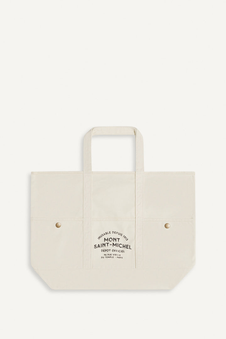 Le Mont Saint Michel - Amila Printed Pocket Tote