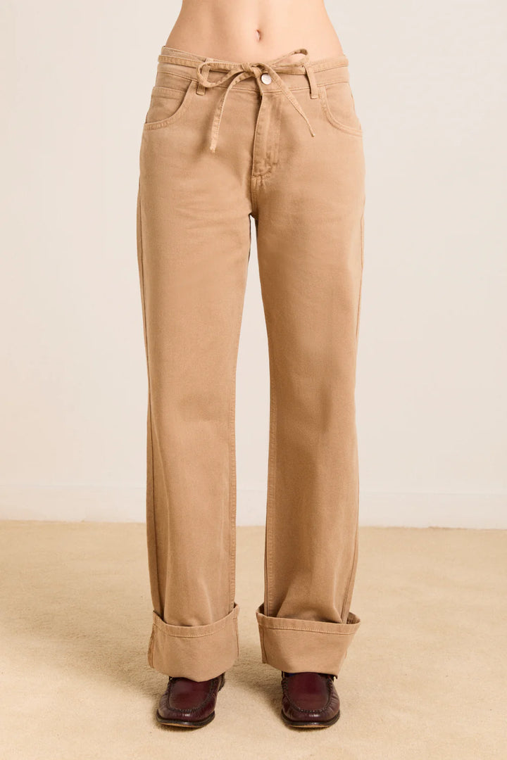 Damson Madder – Sylvie Jeans in Tan Wash