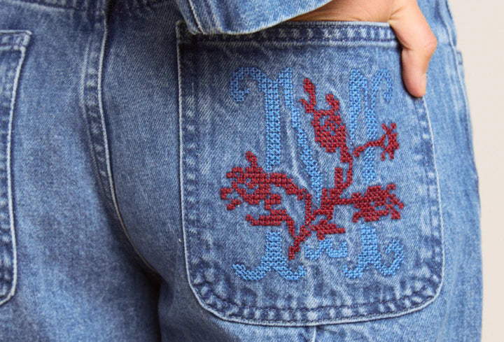 Damson Madder – Sylvie Jeans in Bayou Wash