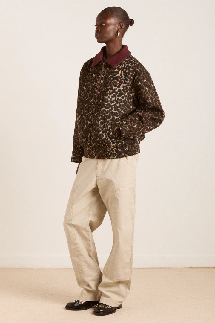 Damson Madder – Pixie Bomber in Leopard