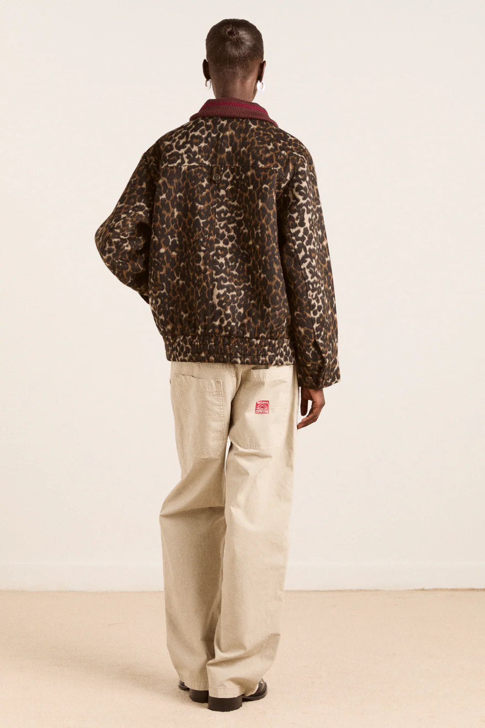 Damson Madder – Pixie Bomber in Leopard